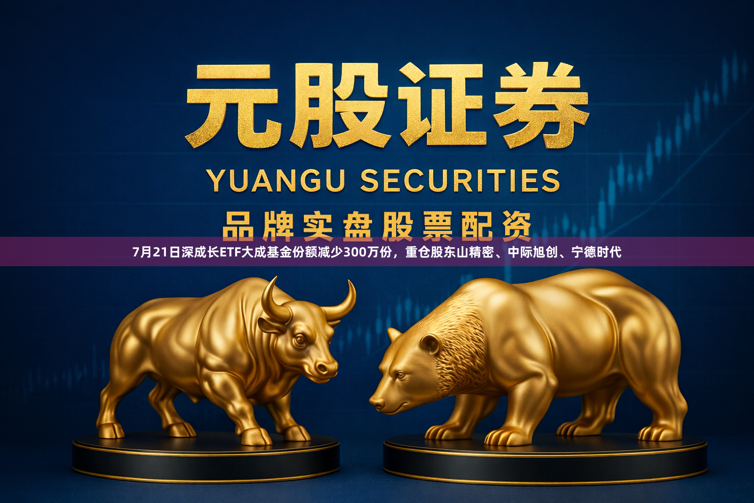 7月21日深成长ETF大成基金份额减少300万份，重仓股东山精密、中际旭创、宁德时代