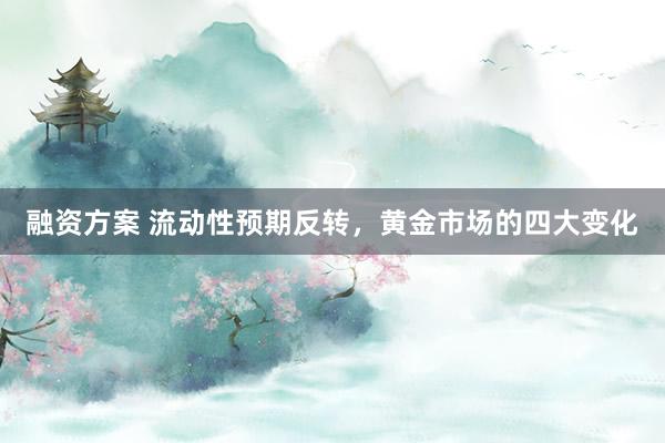 融资方案 流动性预期反转，黄金市场的四大变化